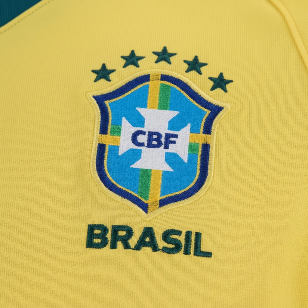 Brazil Jersey Badge Close-up 1