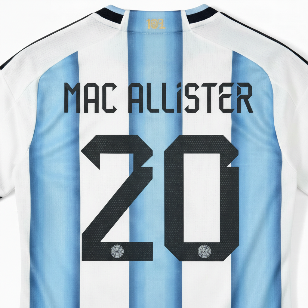 Mac Allister 2026 Argentina Home Jerseys