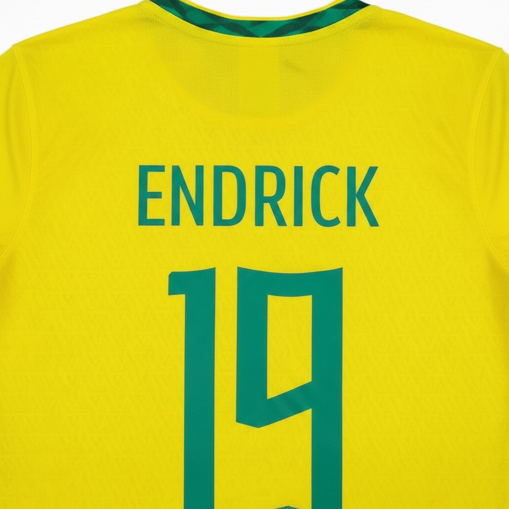 Endrick 2026 Brazil Home Jersey