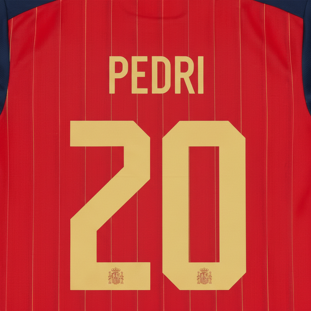 Pedri 2026 Spain Home Jersey