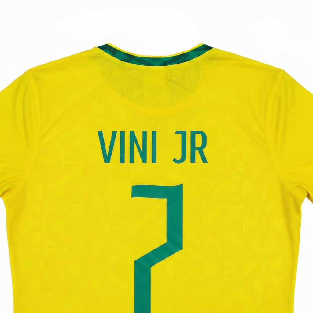 Vini Jr 2026 Brazil Home Jersey