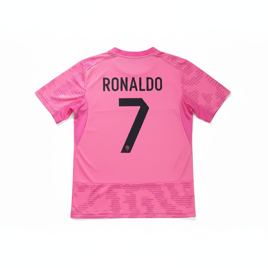 Cristiano Ronaldo 2026 Portugal Special Pink Jersey