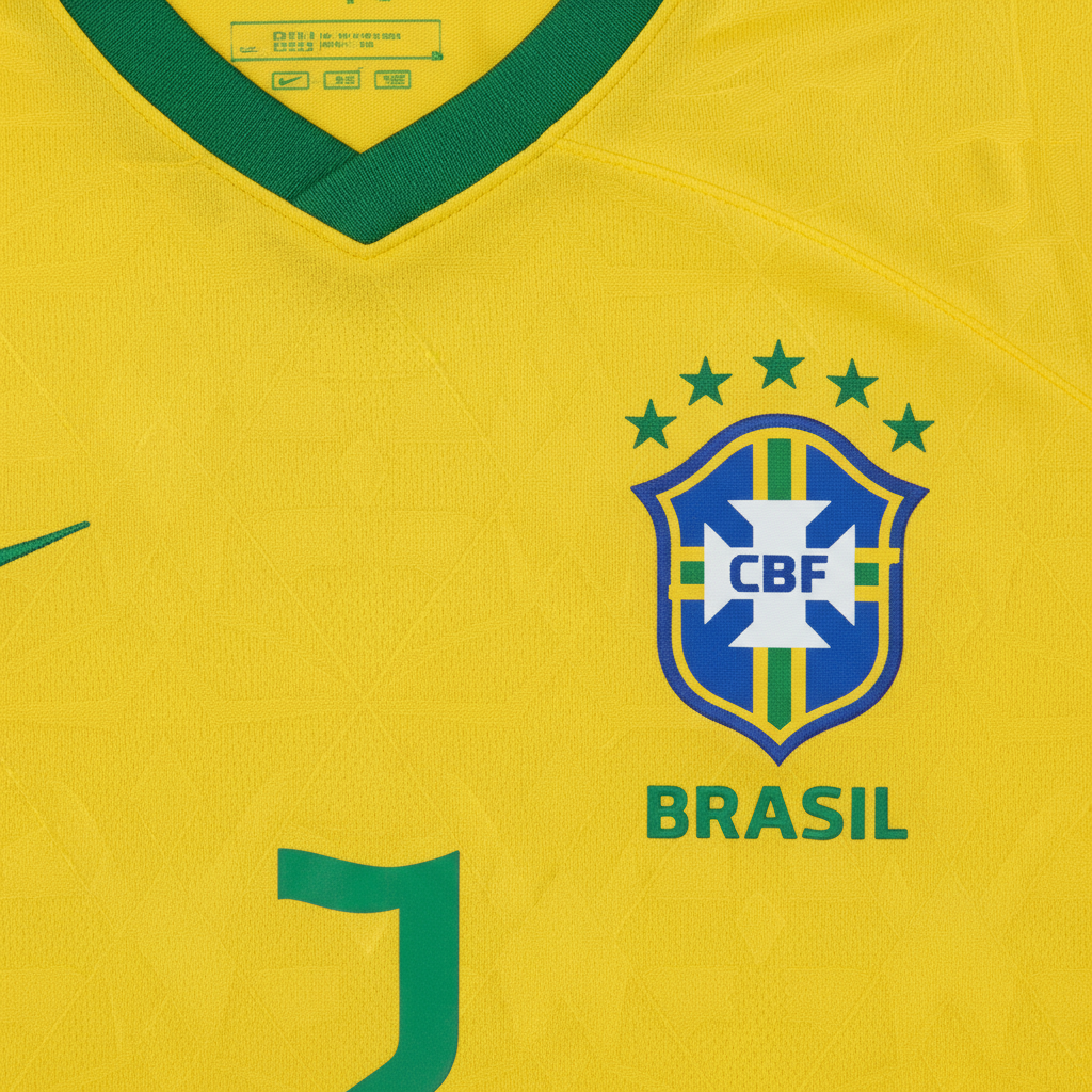 Vini Jr 2026 Brazil Home Jersey
