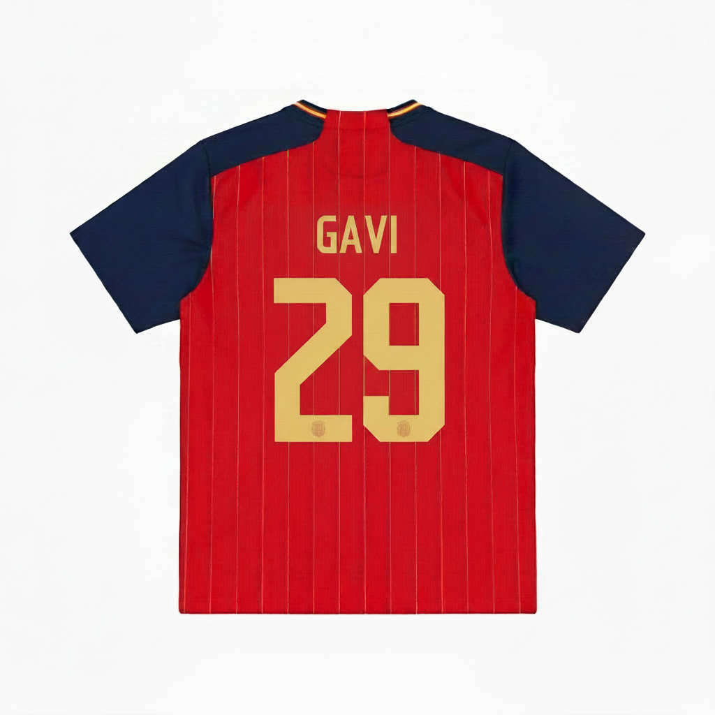 Gavi 2026 Spain Home Jersey
