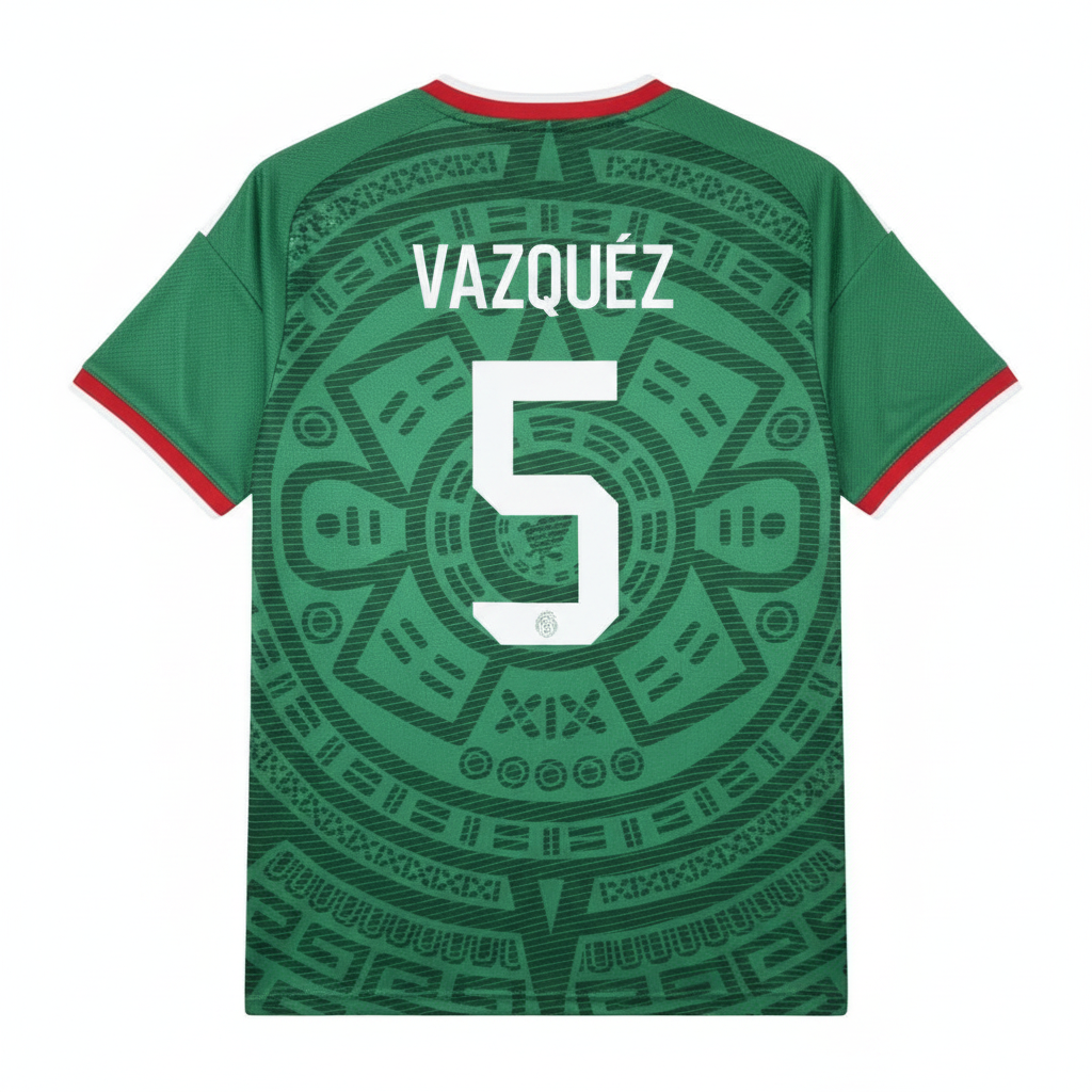 Vazquez 2026 Mexico Home Jersey