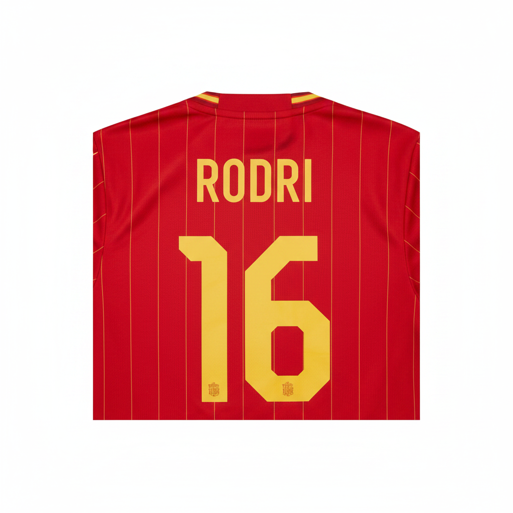 Rodri 2026 Spain Home Jersey