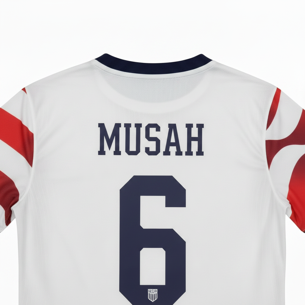 Yunus Musah 2026 USA Home Jersey