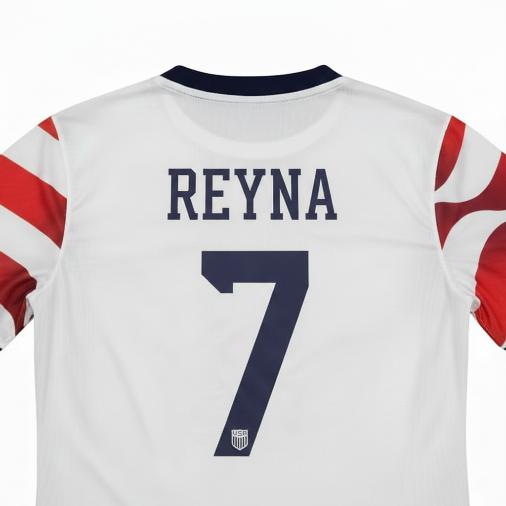 Gio Reyna 2026 USA Home Jersey