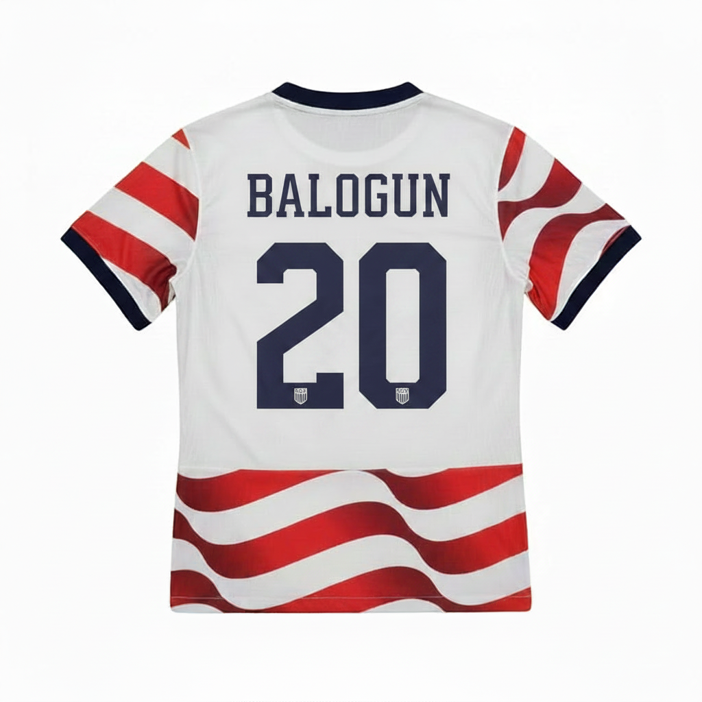 Folarin Balogun 2026 USA Home Jersey