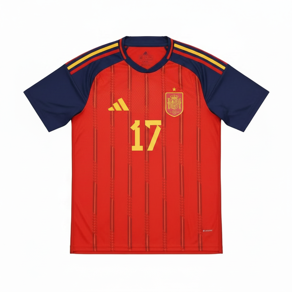 Nico Williams 2026 Spain Home Jersey