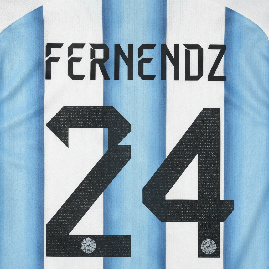 Fernandez 2026 Argentina Home Jersey