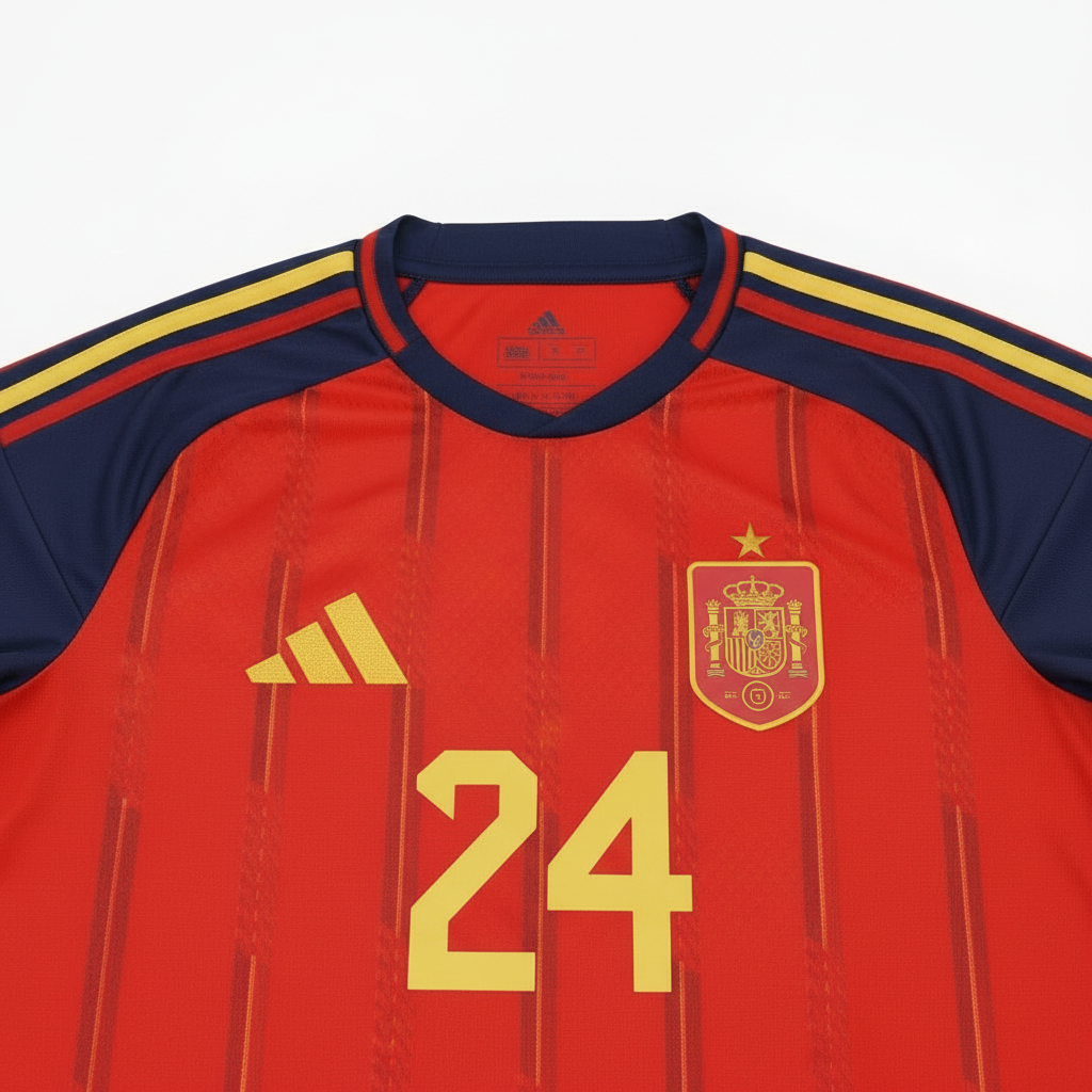 Cucurella 2026 Spain Home Jersey