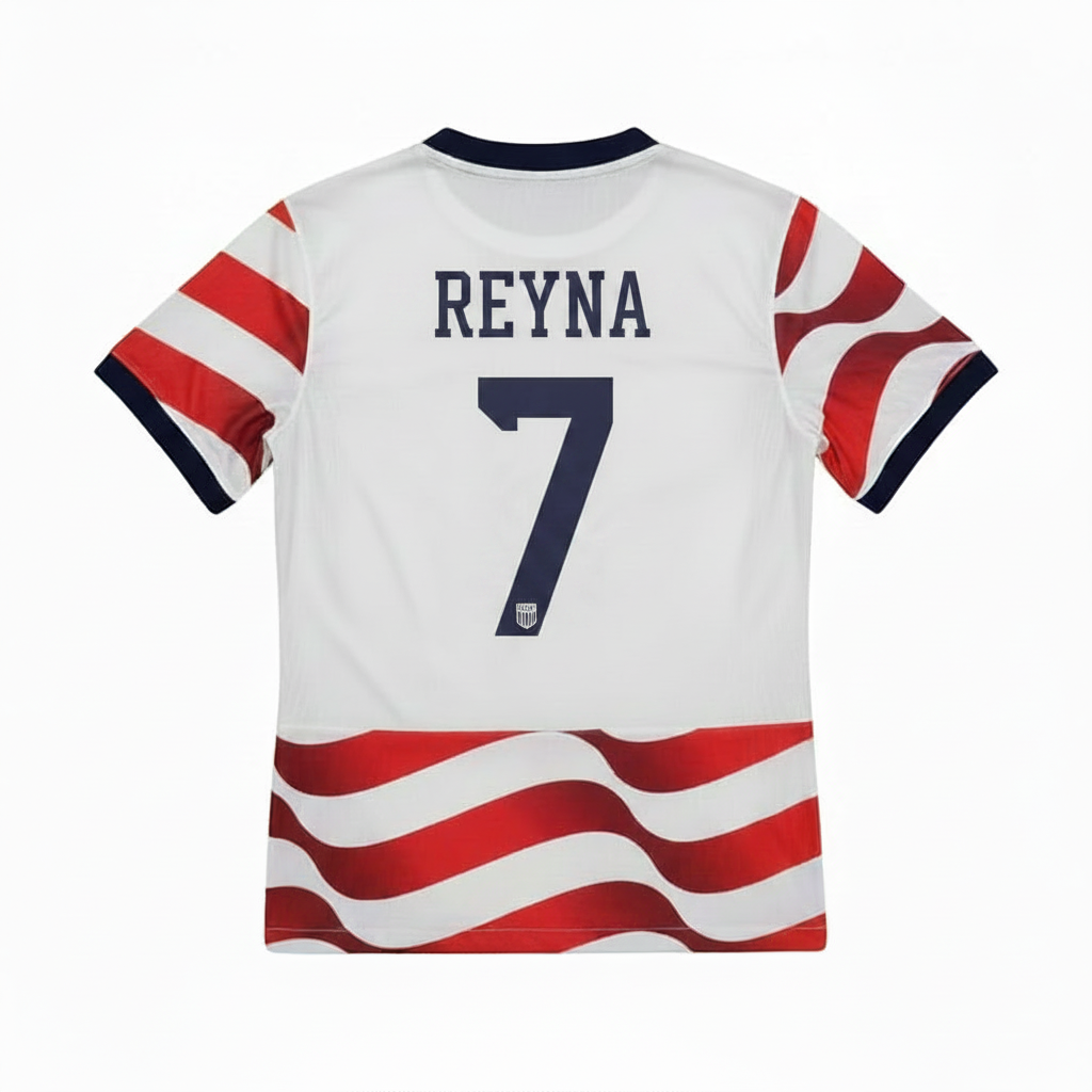 Gio Reyna 2026 USA Home Jersey