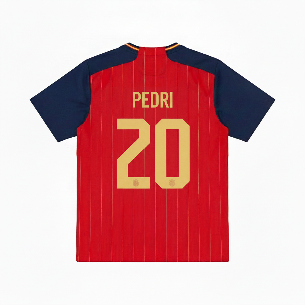 Pedri 2026 Spain Home Jersey