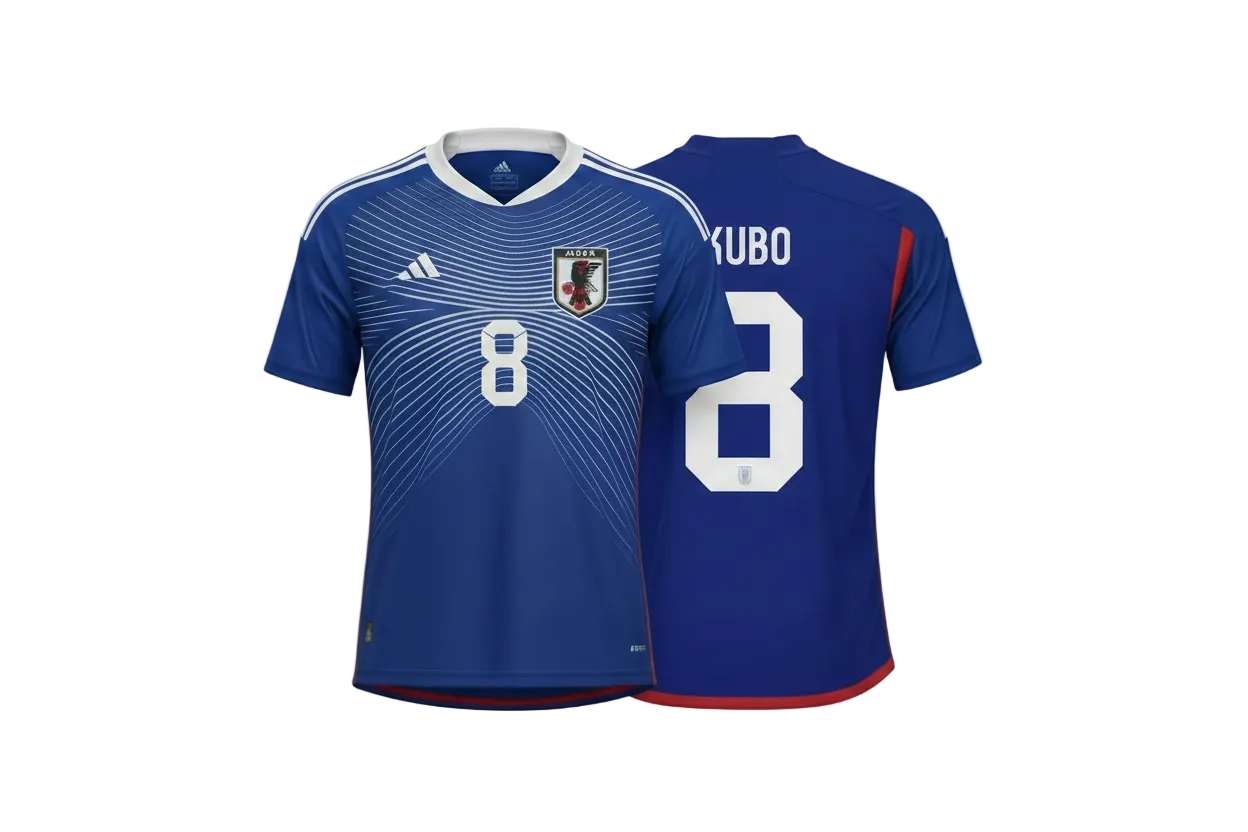 Takefusa Kubo 2026 Japan Home Jersey