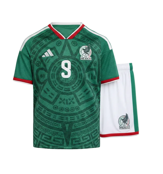 Raul Jimenez 2026 Mexico Home Jersey with shorts
